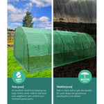 Greenhouse 6X3X2M Walk In Green House Tunnel Plant Garden Shed Dome