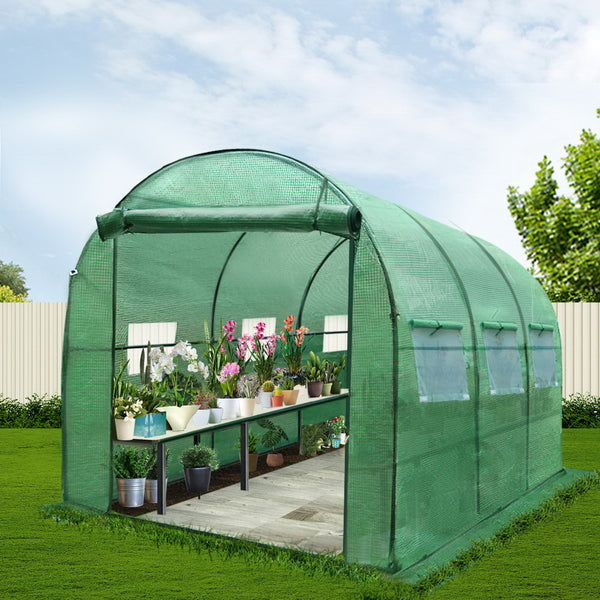  Greenhouse Garden Shed Green House 3X2X2M Greenhouses Storage Lawn