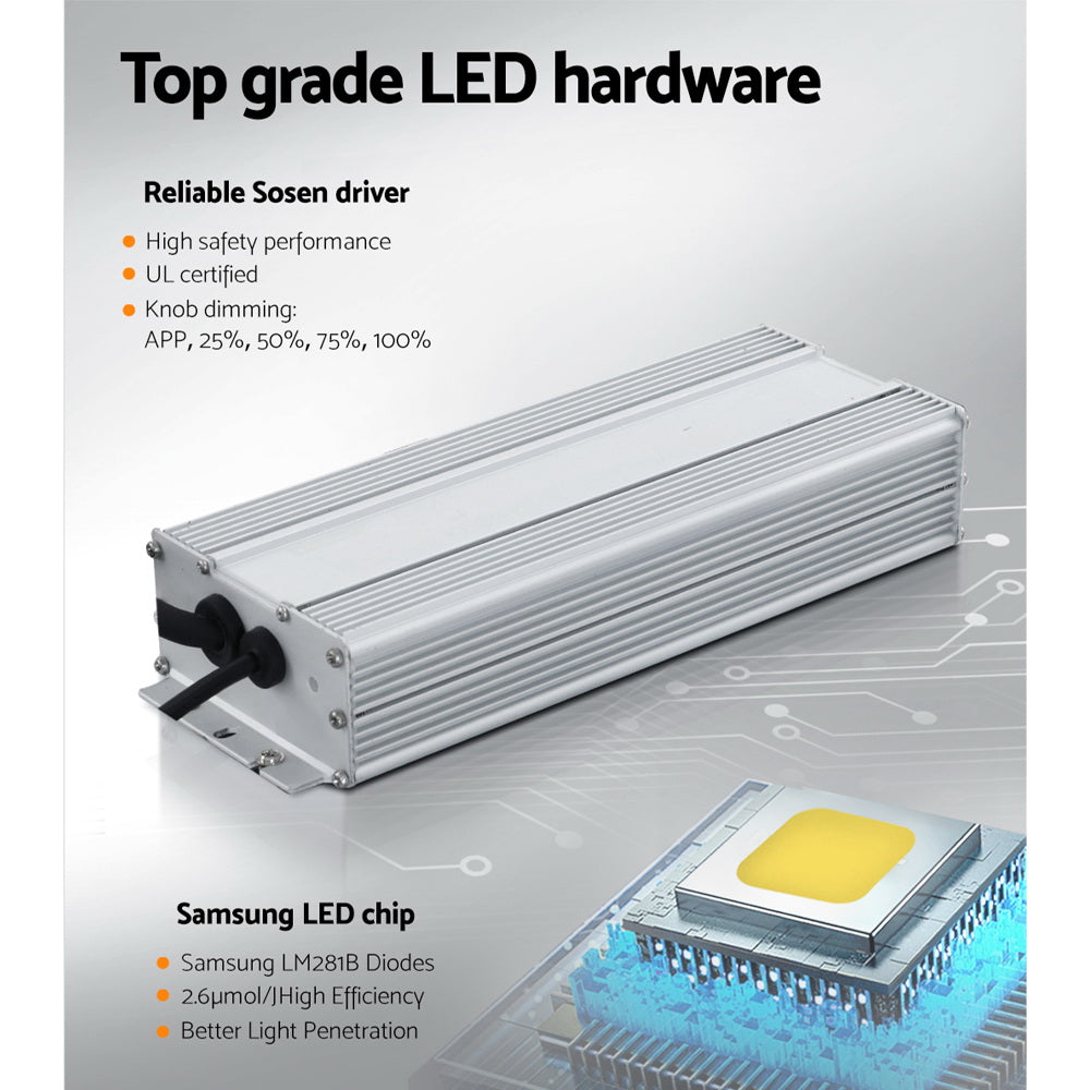Led Grow Light Full Spectrum Indoor Veg Flower All Stage 3000W/2200W/1500W/1000W/4500W