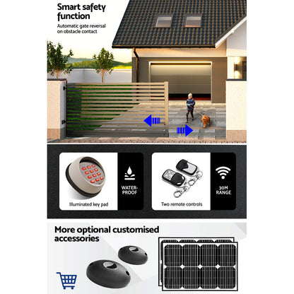 Sliding Gate Opener 1200Kg Keypad 4M