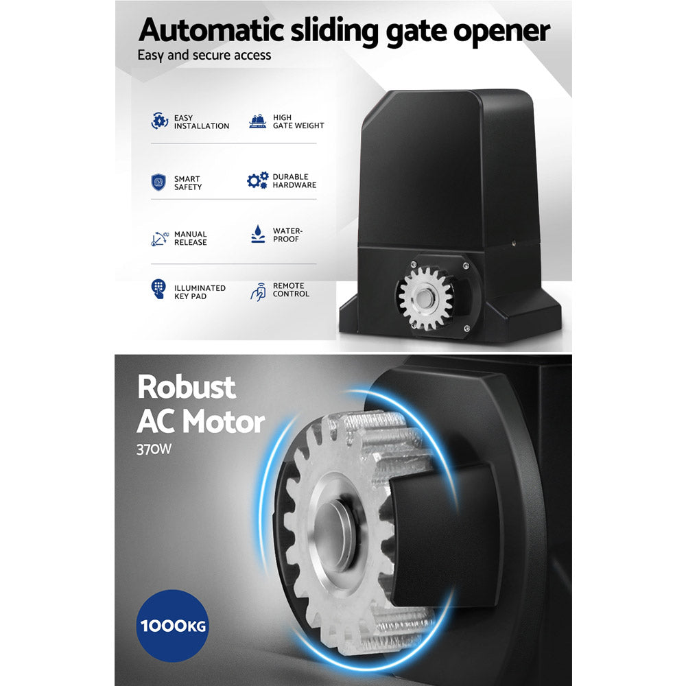 Sliding Gate Opener Kit Keypad 4M 1000Kg