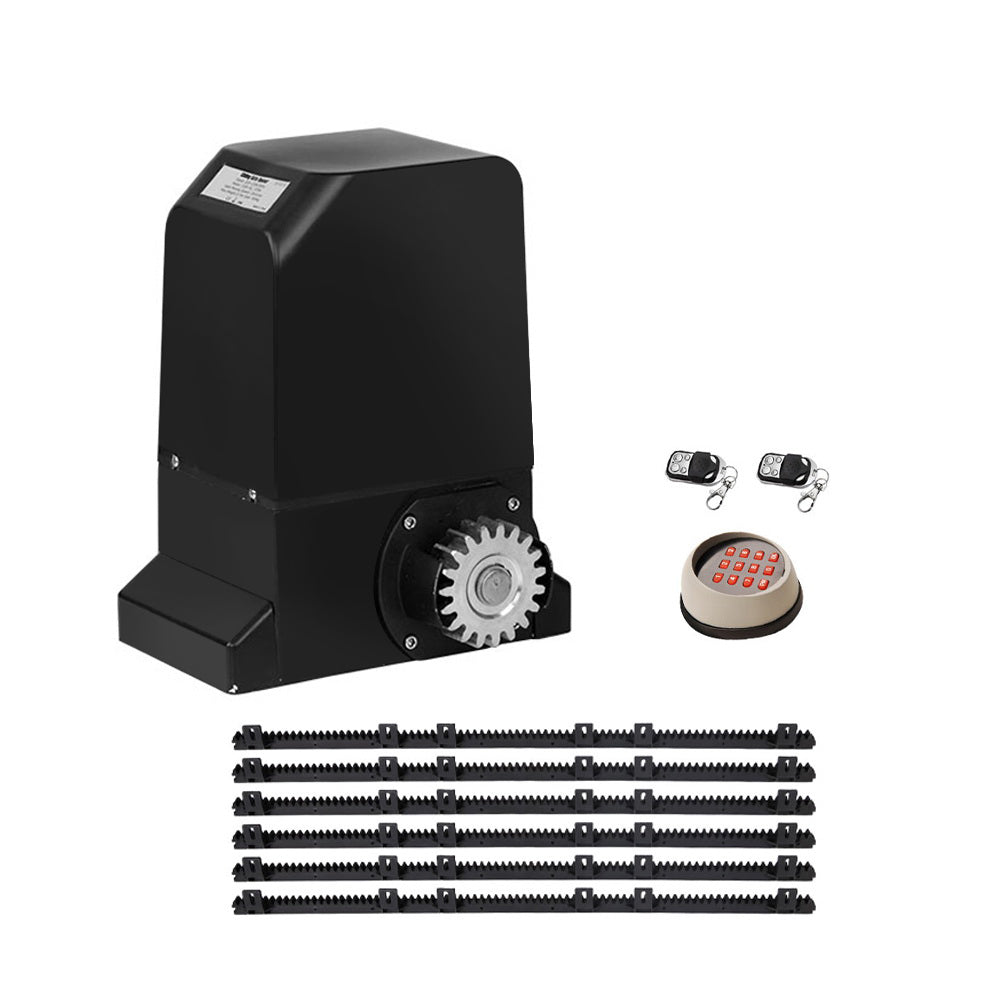 Automatic Sliding Gate Opener Kit Keypad 6M 1000Kg