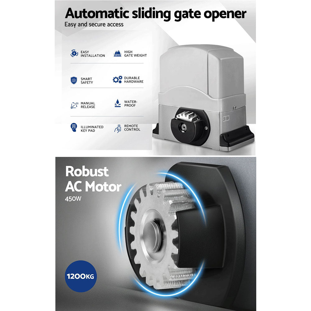 Sliding Gate Opener 1200Kg 4M
