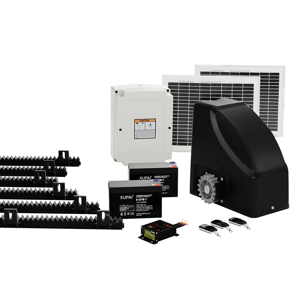 Solar-Powered Automatic Sliding Gate Opener