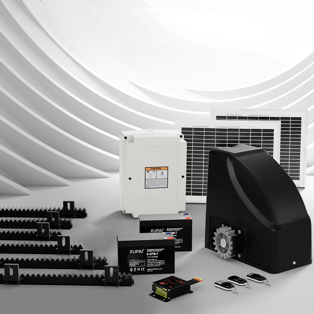 Solar-Powered Automatic Sliding Gate Opener