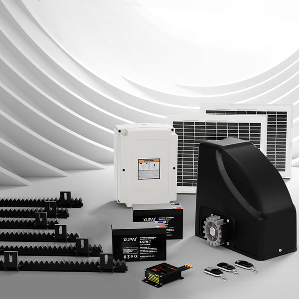  Solar-Powered Automatic Sliding Gate Opener