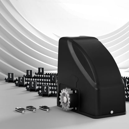 4M/6M Sliding Gate Opener Kit with 3 Control Remotes