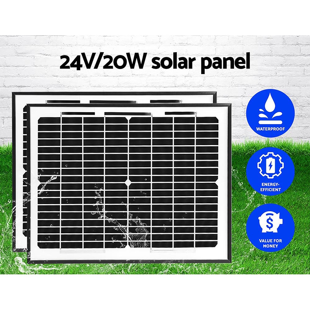 Single Swing Gate Opener 600Kg 20W Solar Panel