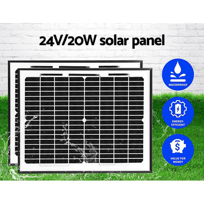 Single Swing Gate Opener 600Kg 20W Solar Panel
