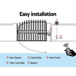 LockMaster 600KG Swing Gate Opener Automatic Electric Solar Power Remote Control