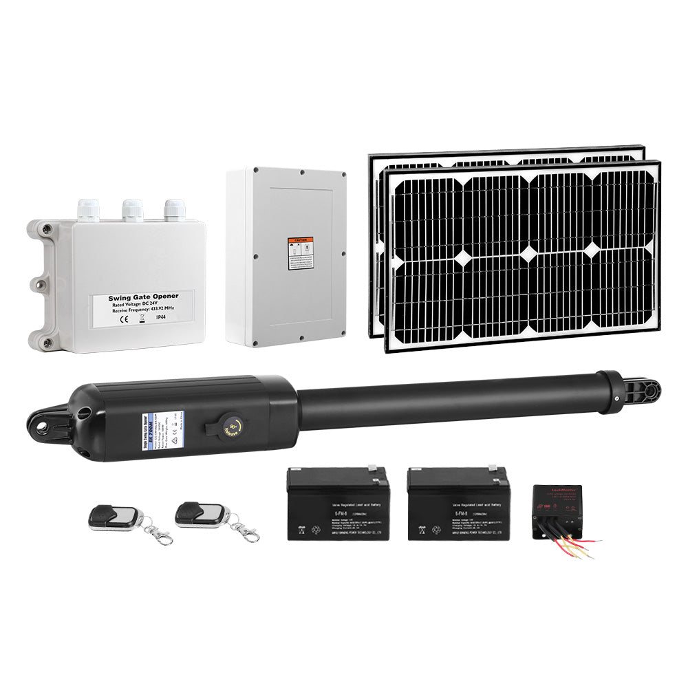 Single Swing Gate Opener 600Kg 40W Solar Panel