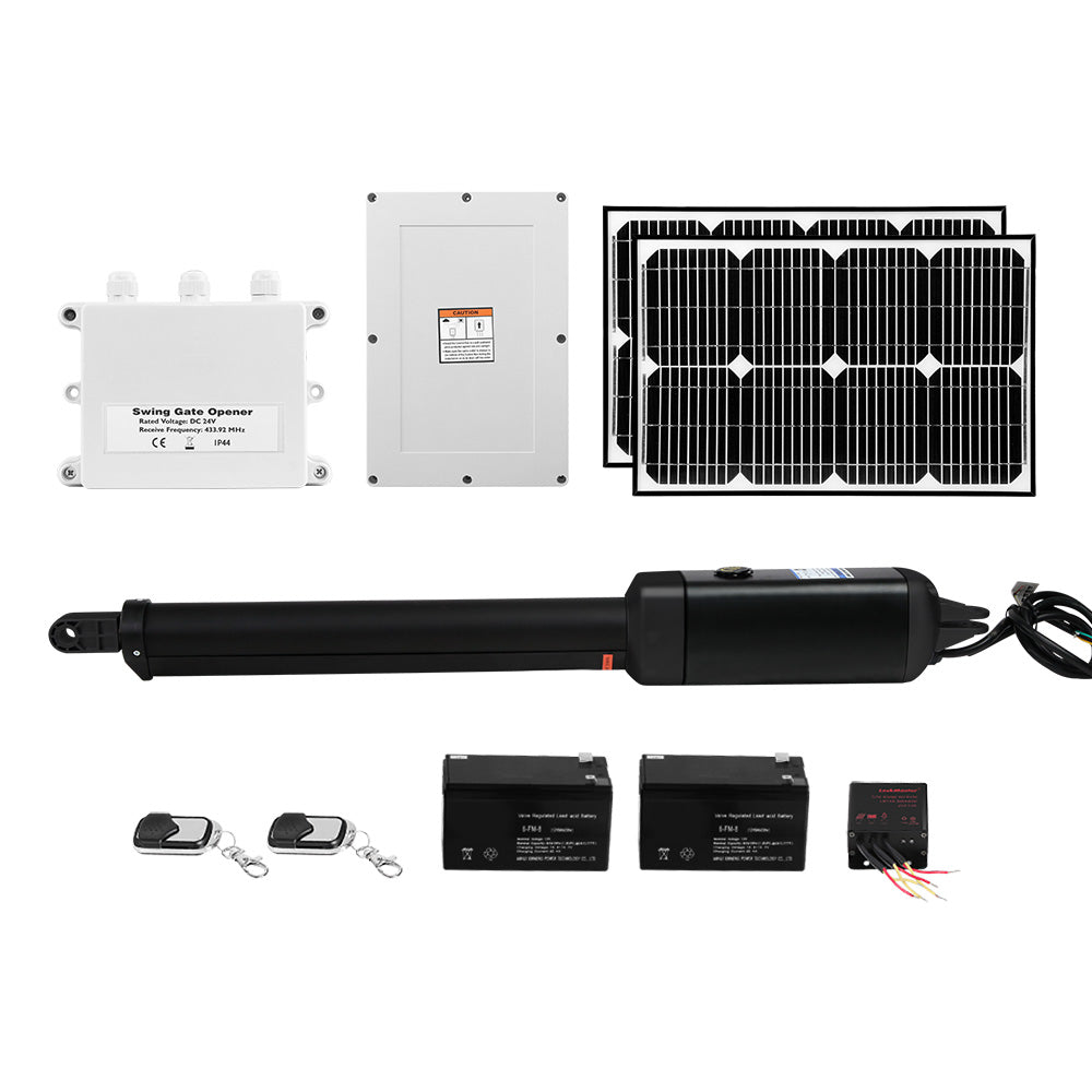 Single Swing Gate Opener 600Kg 40W Solar Panel