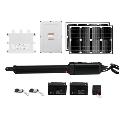 Single Swing Gate Opener 600Kg 40W Solar Panel
