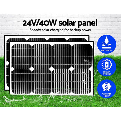 Single Swing Gate Opener 600Kg 40W Solar Panel