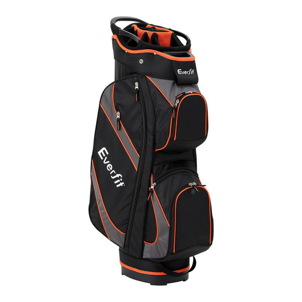  14-Divider Golf Bag - Rain Cover & Stand