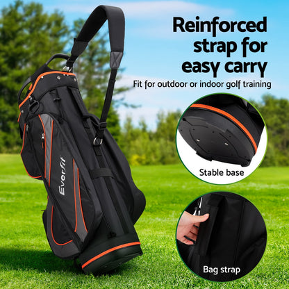 14-Divider Golf Bag - Rain Cover & Stand