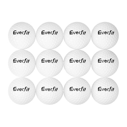 12Pcs Golf Ball Set Reusable Distance Golf Balls Practice Training