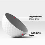 36Pcs Golf Ball Set Reusable Distance Golf Balls Practice Training