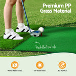 Golf Hitting Mat Portable Driving Range Practice Training Aid 2 in 1