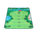 Golf Chipping Game Mat Indoor Outdoor Practiceâ Training Aid Set