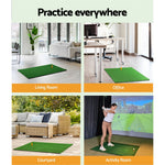 Golf Hitting Practice Mat Portable Driving Range Training Aid 80X60Cm