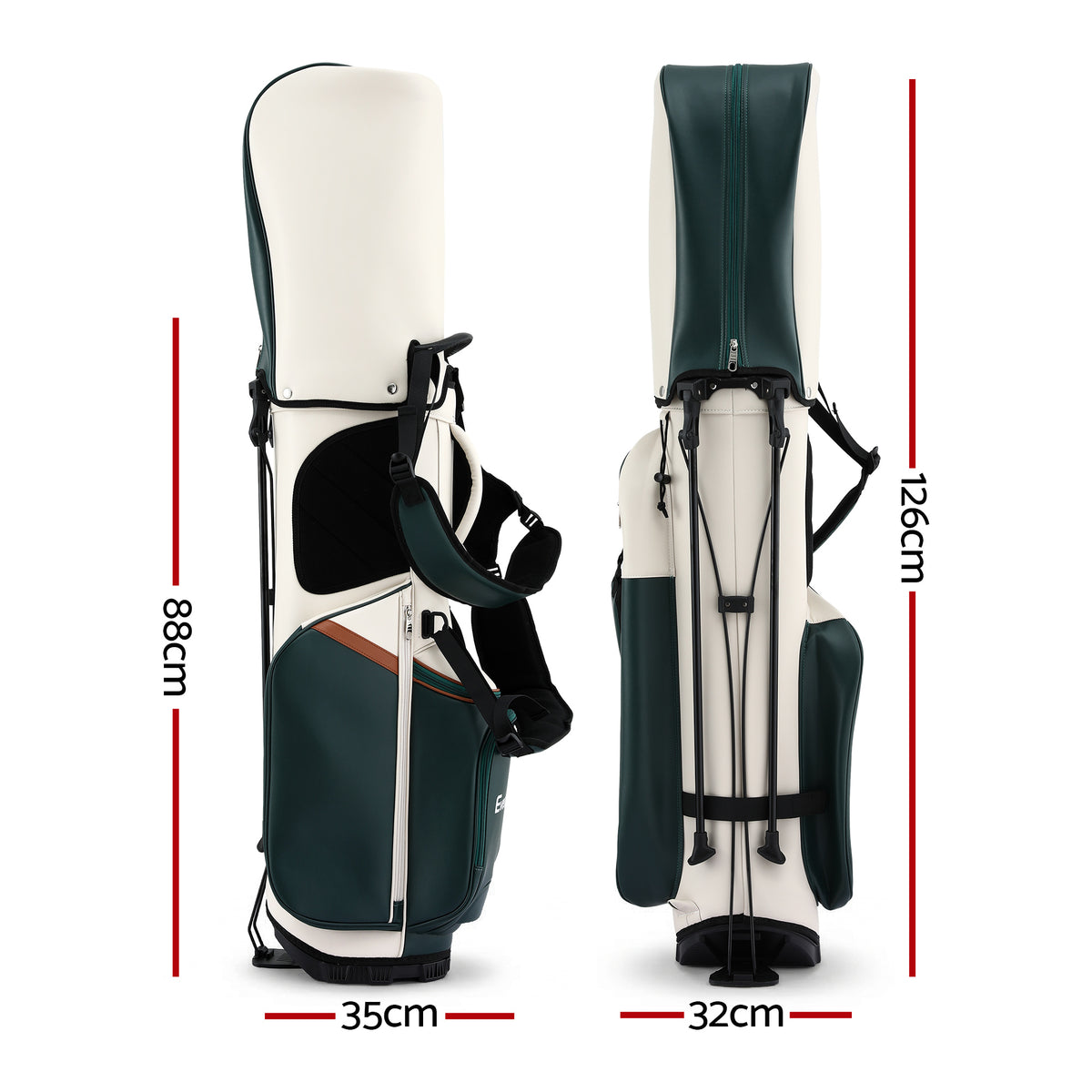 Golf Stand Bag Lightweight Dual Strap Divider | HomeAndLiving