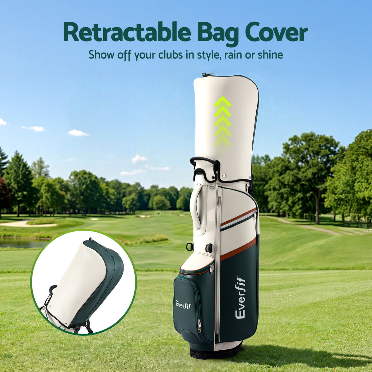 Golf Stand Bag Lightweight Dual Strap Divider | HomeAndLiving