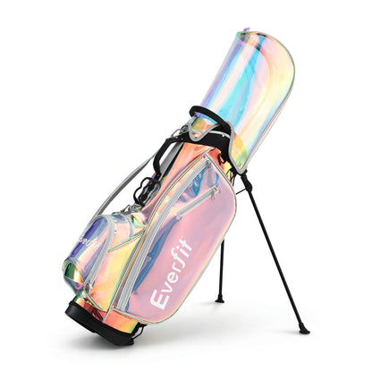 Golf Stand Bag Lightweight Dual Strap Holographic | HomeAndLiving