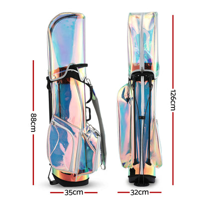 Golf Stand Bag Lightweight Dual Strap Holographic | HomeAndLiving