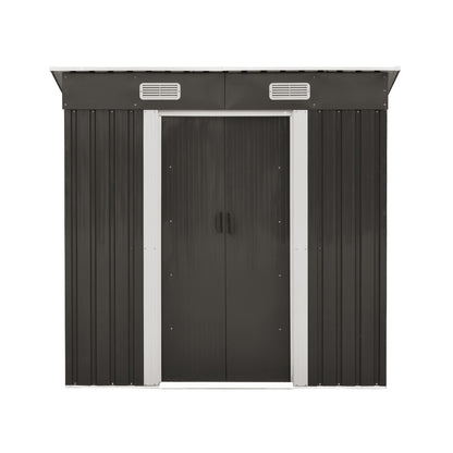 Garden Shed Outdoor Storage Sheds 1.94x1.21M Workshop Cabin Metal House