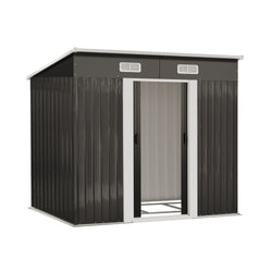 Garden Shed Outdoor Storage Sheds Workshop Cabin Metal Base