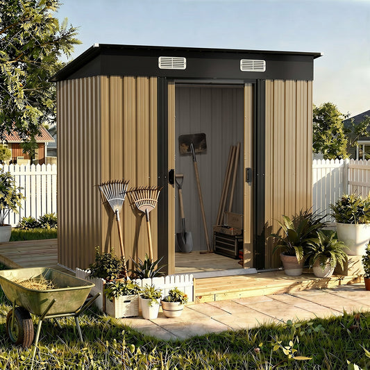 Steel Garden Shed 1.94x1.21M Storage | HomeAndLiving
