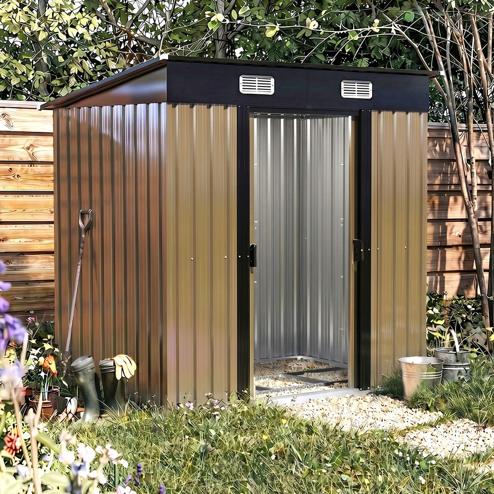 Garden Shed Steel Outdoor Storage 1.94x1.21M | HomeAndLiving