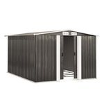 Garden Shed Outdoor Storage Sheds Cabin Metal Base