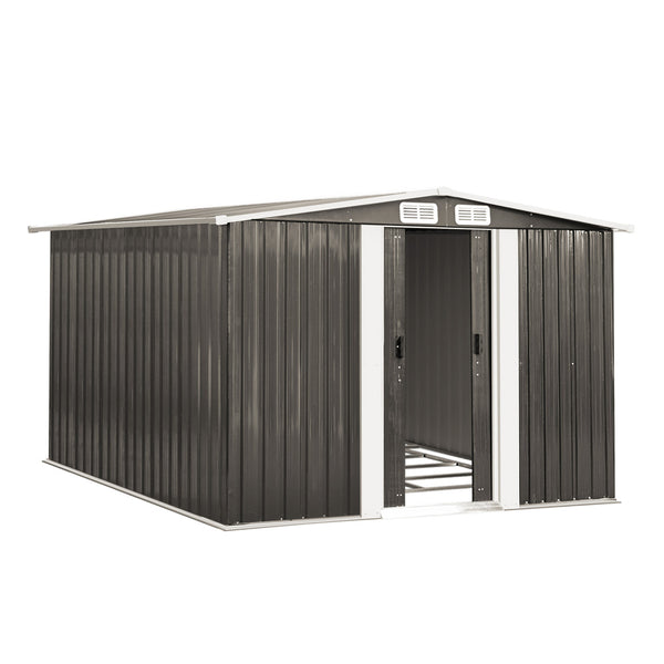  Garden Shed Outdoor Storage Sheds Cabin Metal Base
