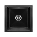 Kitchen Sink 38x38cm Granite Stone Sink Laundry Basin Single Bowl