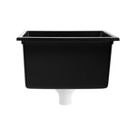 Kitchen Sink 38x38cm Granite Stone Sink Laundry Basin Single Bowl
