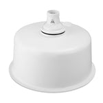 Kitchen Sink Basin Stone Sink Bathroom Laundry Single Bowl 430mmx430mm WH