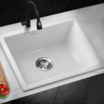 Kitchen Sink 55x45cm Granite Stone Sink Laundry Basin Single Bowl