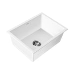 Kitchen Sink Basin Stone Sink Bathroom Laundry Single Bowl 590mmx450mm WH