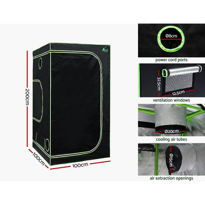 Grow Tent Light Kit 100X100X200Cm 4500W Led Full Spectrum