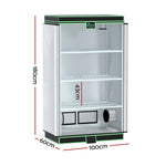 100x60x180cm 4 Tiers Kits Hydroponics Indoor Grow System