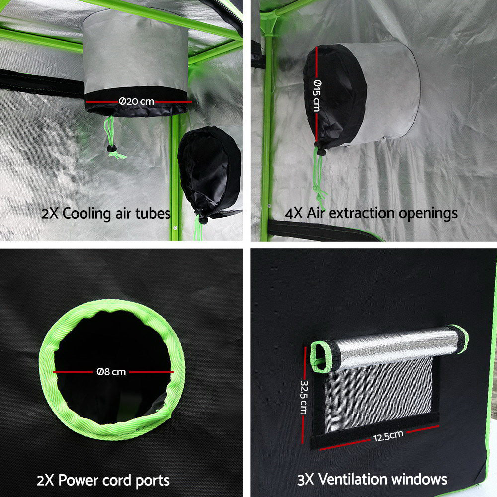 120x60x150CM Hydroponics Kit Indoor Plant Room System