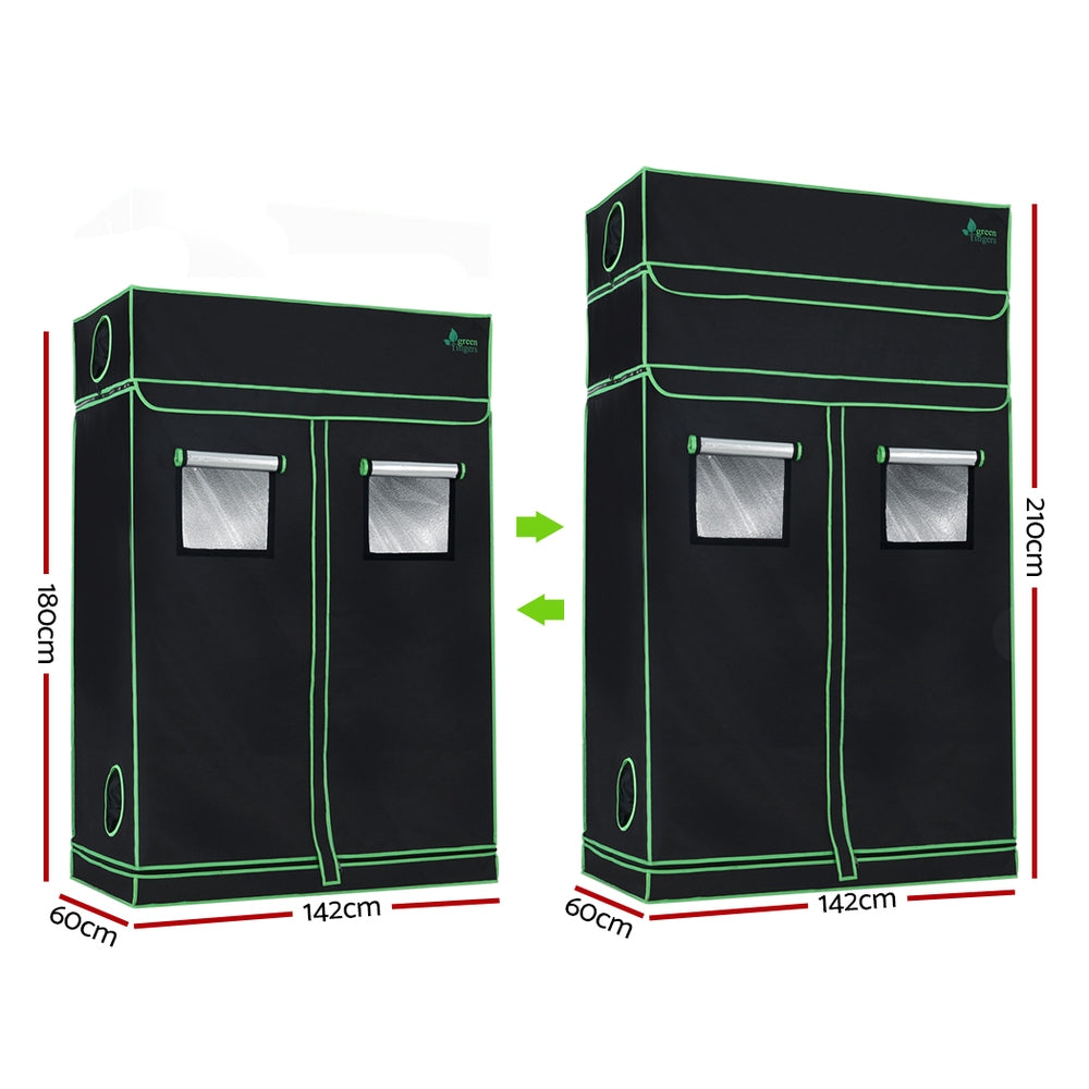 Grow Tent 120X60X210Cm Height Adjustable Hydroponics Kit Indoor