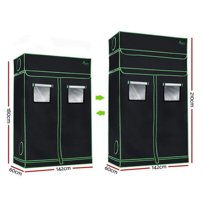 Grow Tent 120X60X210Cm Height Adjustable Hydroponics Kit Indoor