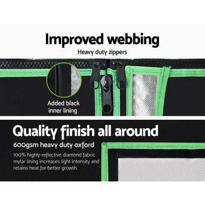 Grow Tent 120X60X210Cm Height Adjustable Hydroponics Kit Indoor