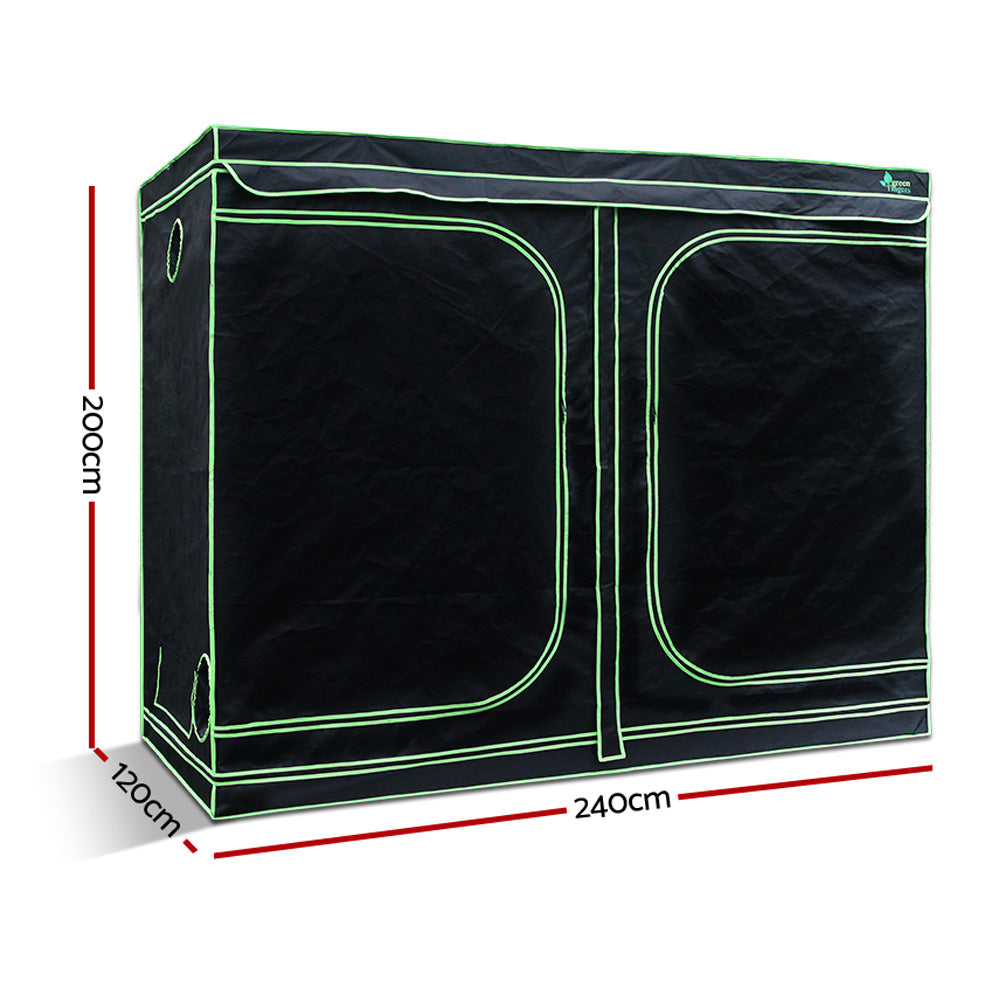 Grow Tent 240X120X200Cm 1680D Hydroponics Kit Indoor Plant Room System
