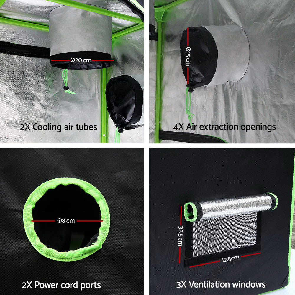 280x140x200CM Hydroponics Kit Indoor Plant Room System