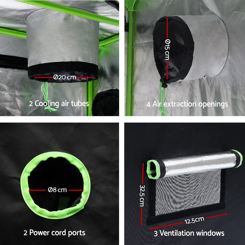 Grow Tent 80X80X160Cm Hydroponics Kit Indoor Plant Room System