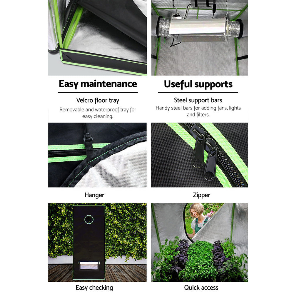 90x90x180CM Hydroponics Kit Indoor Plant Room System